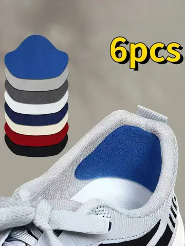 Heel Repair Subsidy Sticky Shoes Hole Sneakers Insoles Patch Heel Pads Heels Sticker Protector Foot Care Anti-Wear Inserts 4 PCS