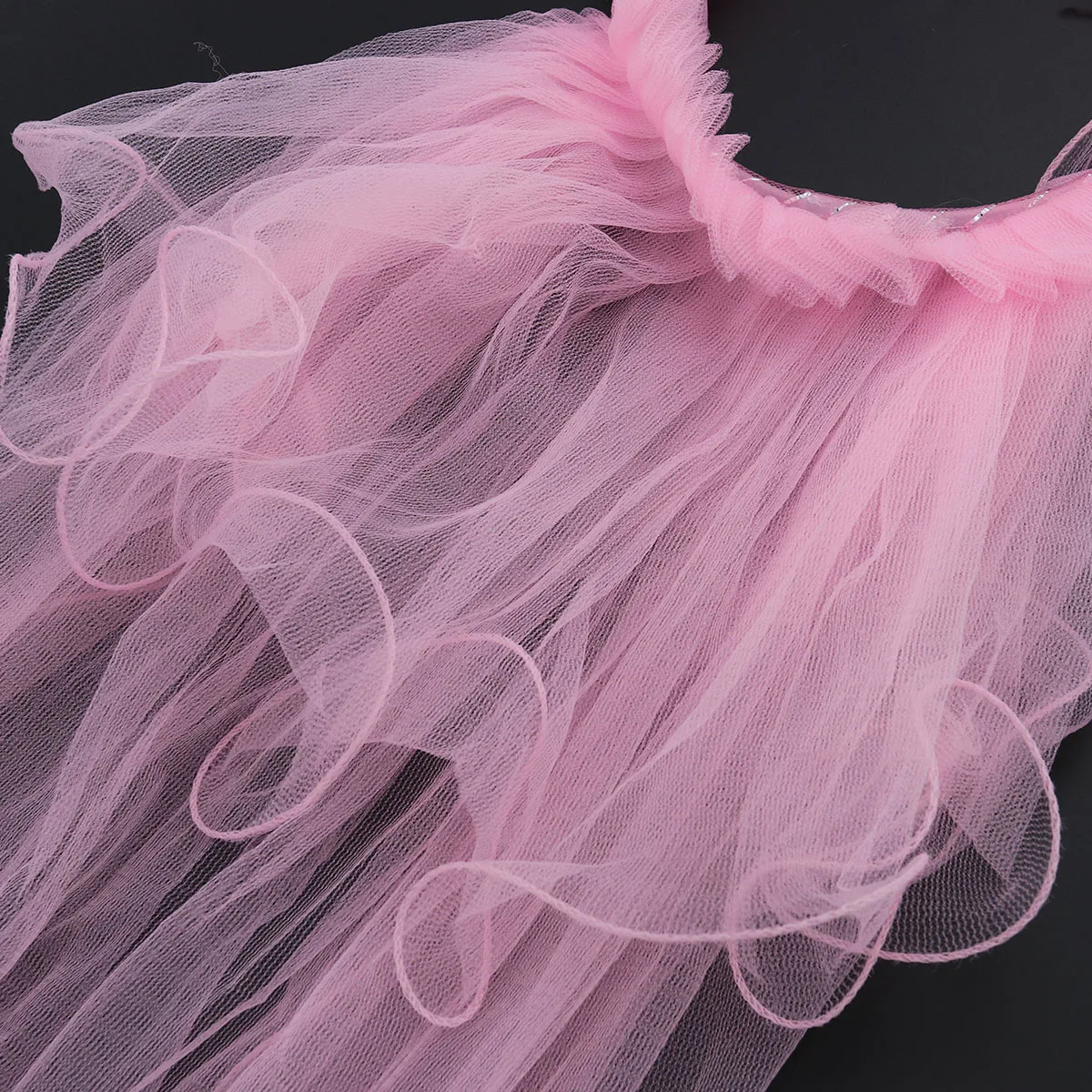 

Фата для причастия для девочек, кружевная повязка на голову с цветочным принтом, жемчужный аксессуар для свадьбы, дня рождения, фата для девочек