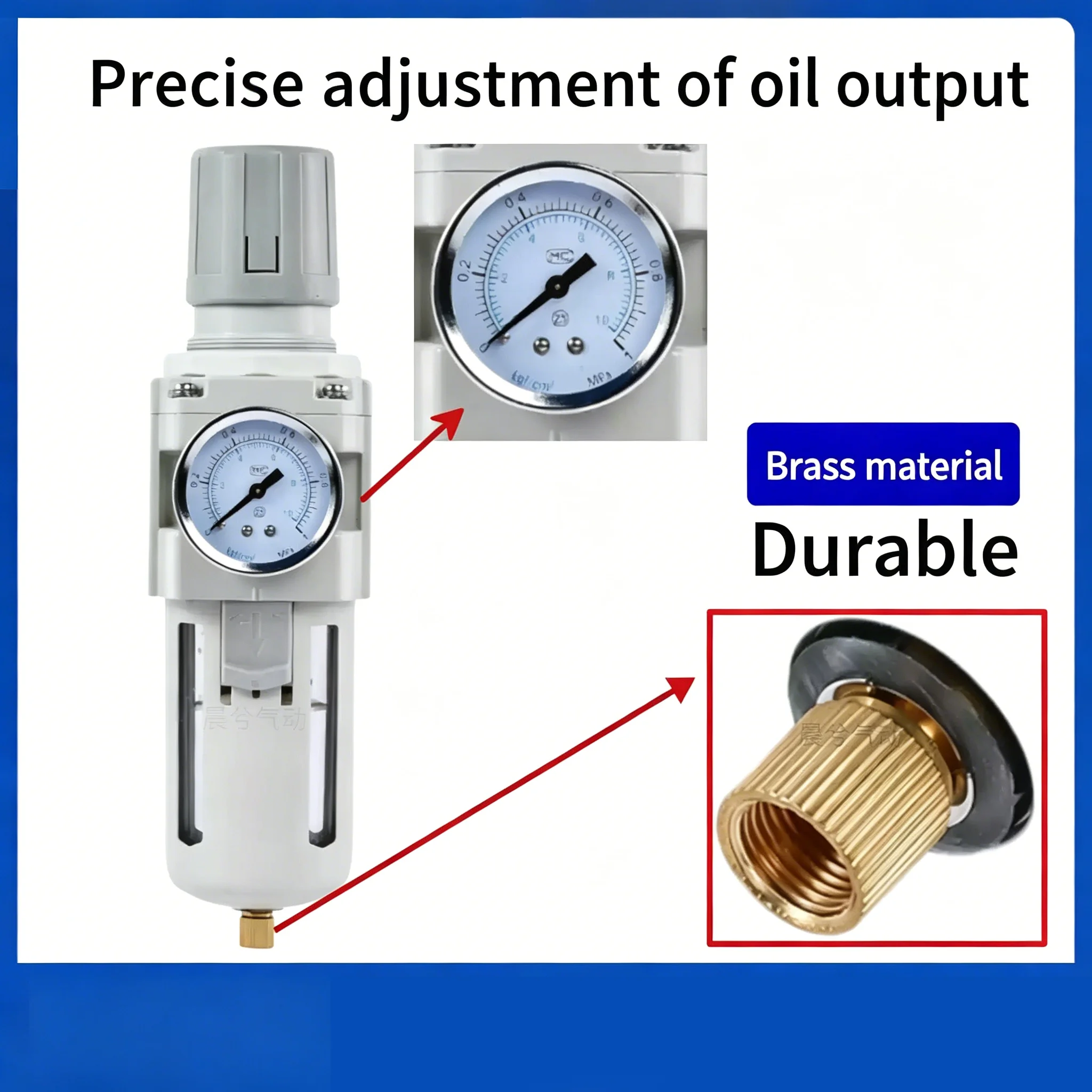 AW2000-02 AW3000-03 AW4000-04 Compressor Air Filter Controller Oil Seperator Filters Pneumatic Air Pressure Regulator