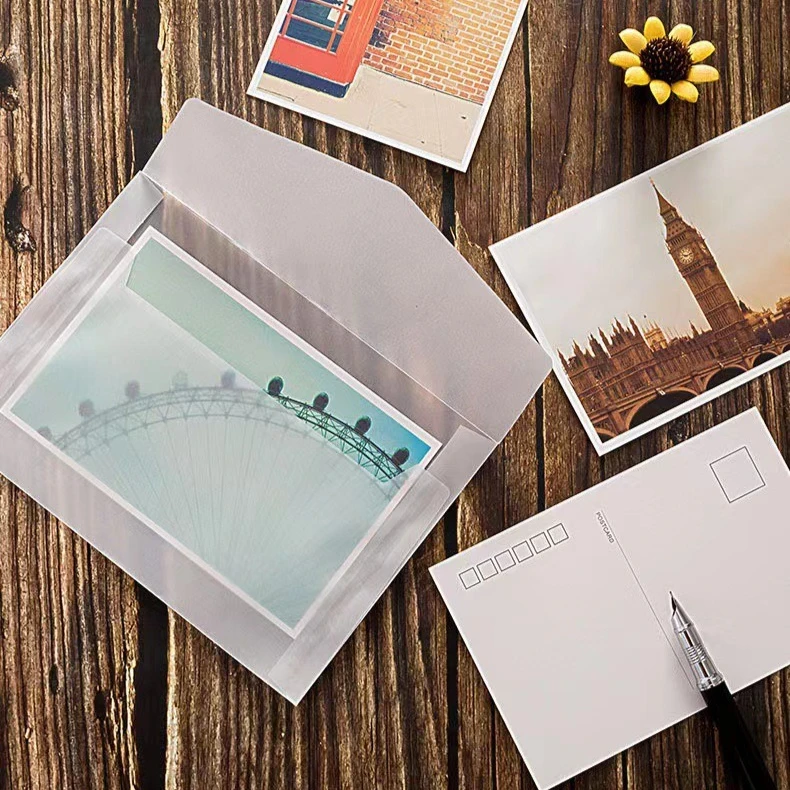 Transparent Envelope Translucent Paper Envelopes Set Letter Vintage Wedding Invitation Envelopes for Cards
