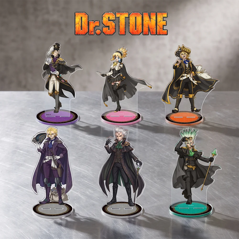 Dr. Stone Senku Xeno Stanley Phantom Thieves 15CM Acrylic Stand Keychain  Anime Stand Desktop Decor Fans Collection Gift
