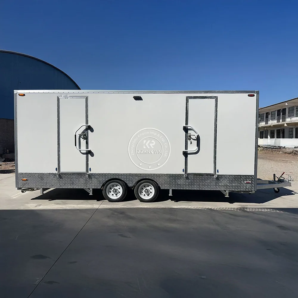 Portable Smart Toilets Manufacturers Mobile Toilet Trailer Outdoor Luxury Portable Mobile Restroom Trailer for Outdoor Events