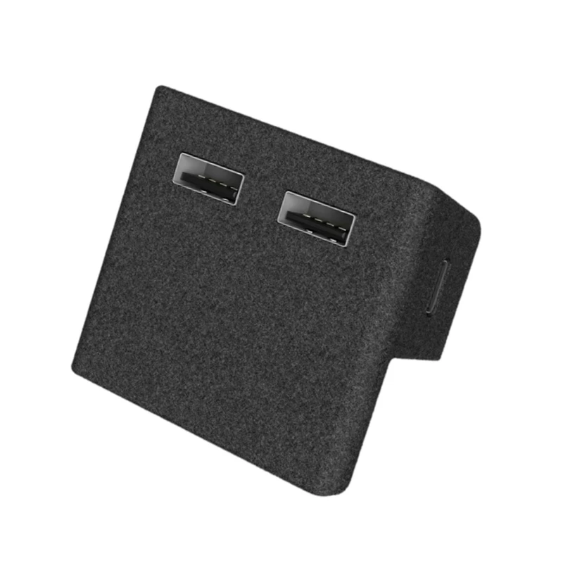 Glove Box Docking Station USB HUB Adapter Central Control Splitter Car Accessory