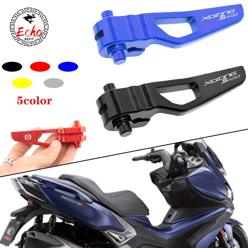 Motorcycle Accessories Adjustable Aandlebar Parking Brake Lever For KYMCO Motorcycle Xciting S400 S400i S 400i 400S 2017-2020