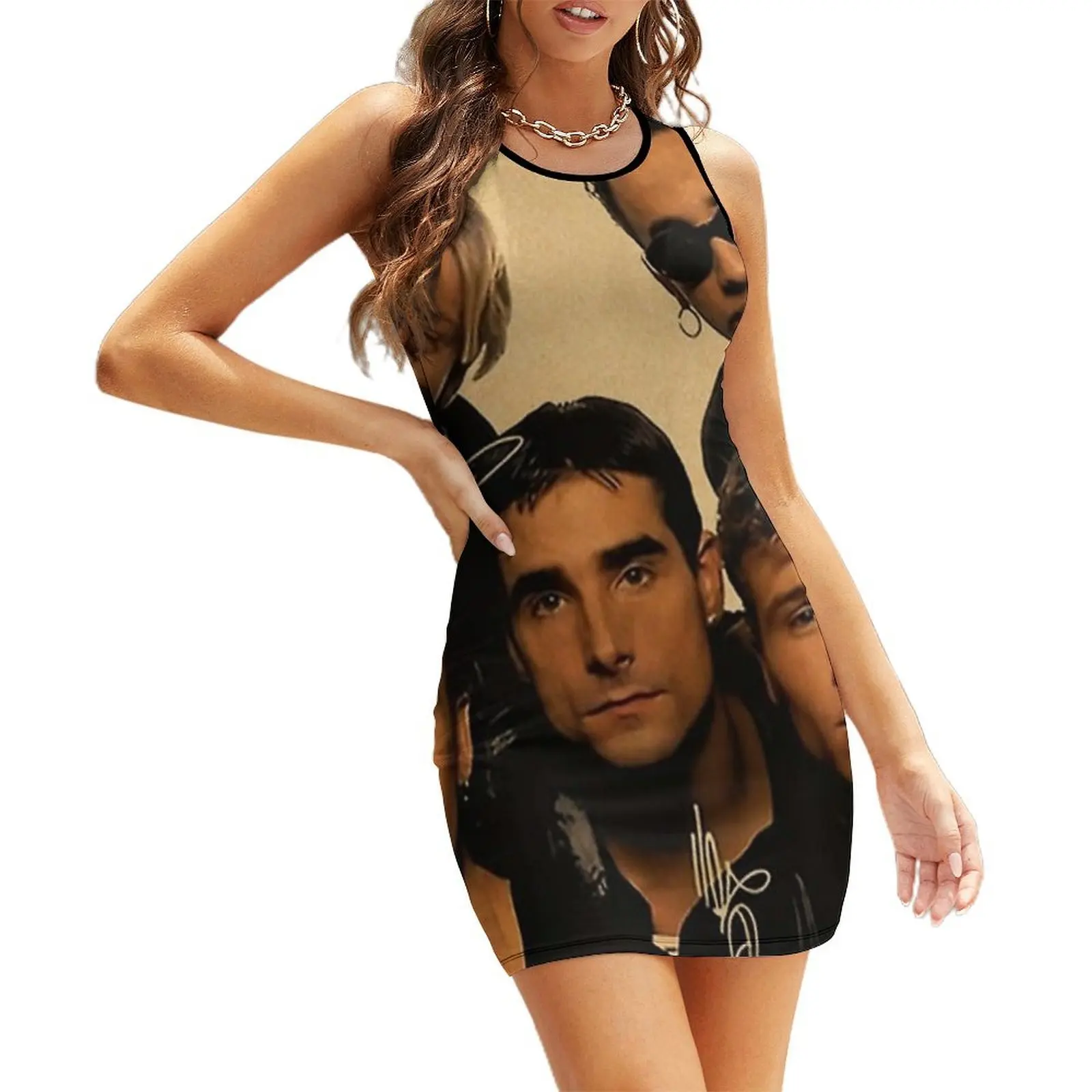 

vintage retro cover 90s Sleeveless Sundress Clothing ladies dresses for women 2025 summer dresses ladies 2025 luxury dresses