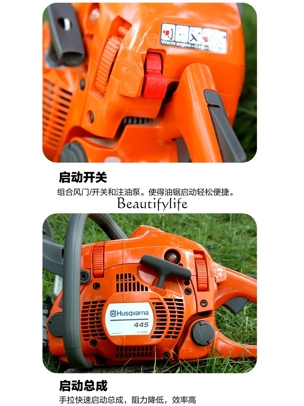 Logging High Power Chain for Chain Saw Tree Cutting Gasoline Chainsaw