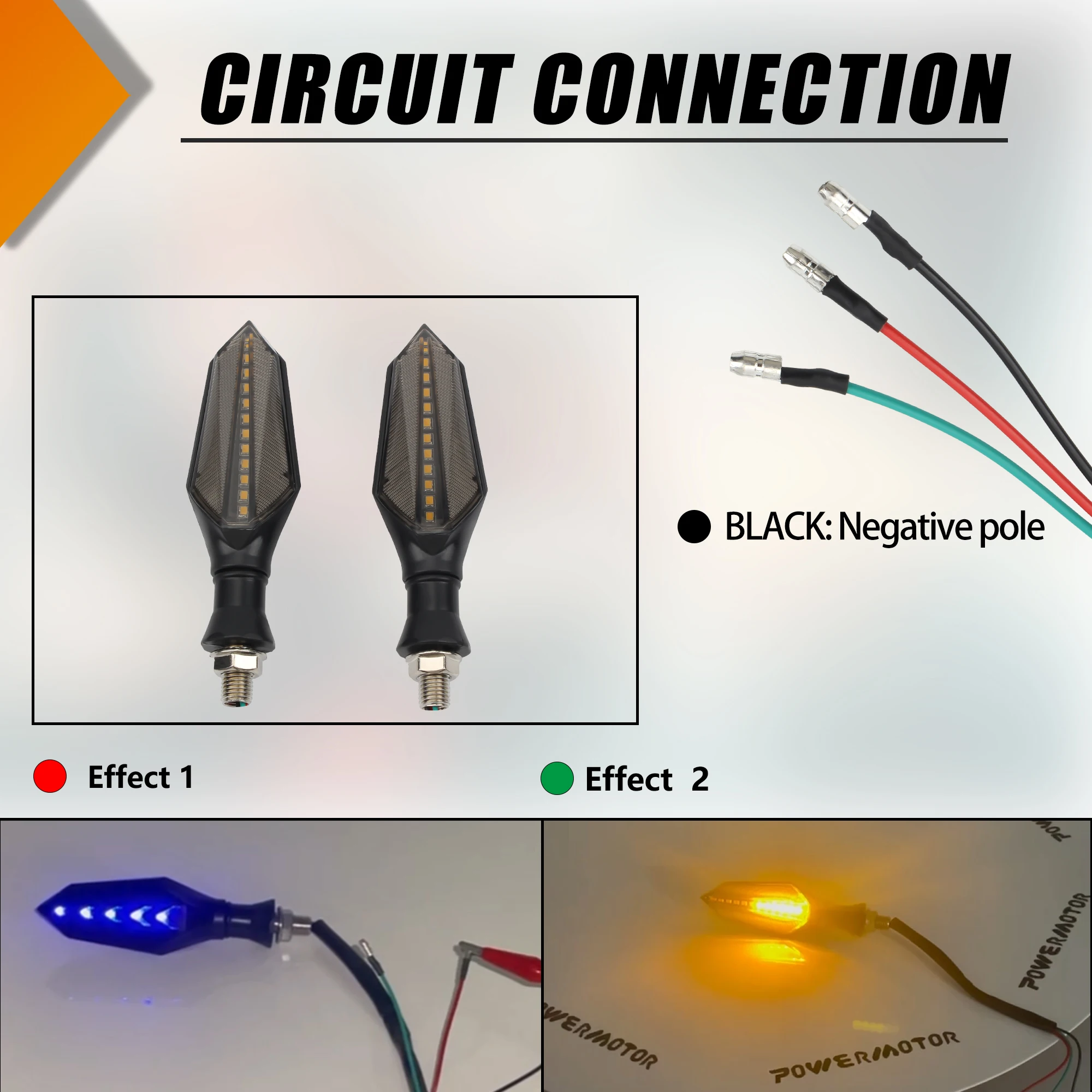 Motorcycle Rear Fender With 12V Taillight Turn Signal for Suzuki Husqvarna BETA RR Motocross Enduro DirtBike LED Brake Light