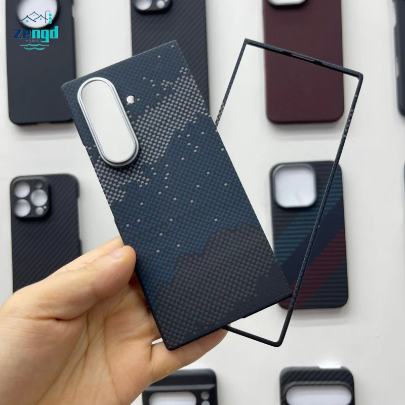 

For Samsung Galaxy Z Fold 7 Aramid Fiber Magnetic Case - Slim Shockproof Protective Cover for Foldable Phones