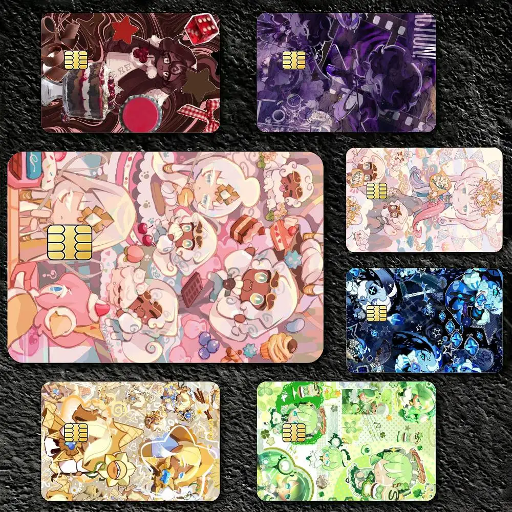 

Cookie Run K-KingdomS Credit Card Skin Stickers For VISA Bank Bus Metro Access Card Protective Film Cover Sticker