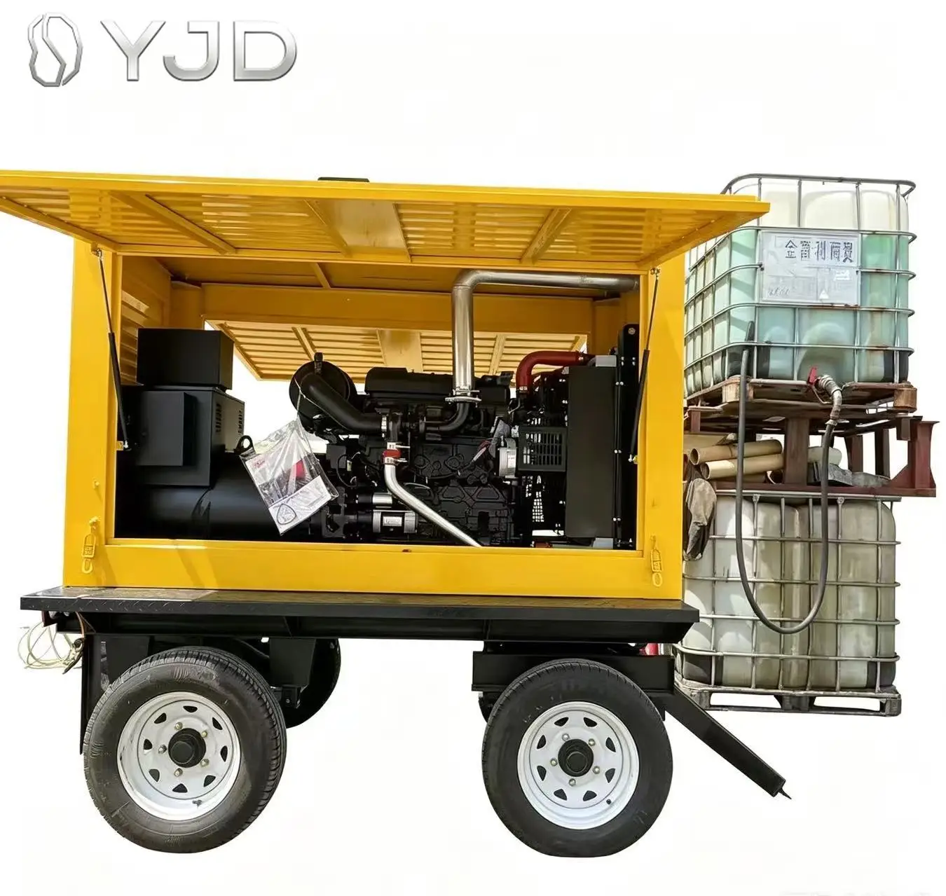 WP4.1D113E200 113KW 140KVA Electric Generator Genset Three Phase 50/60HZ Silent Type Diesel Generator With Rain Shelter
