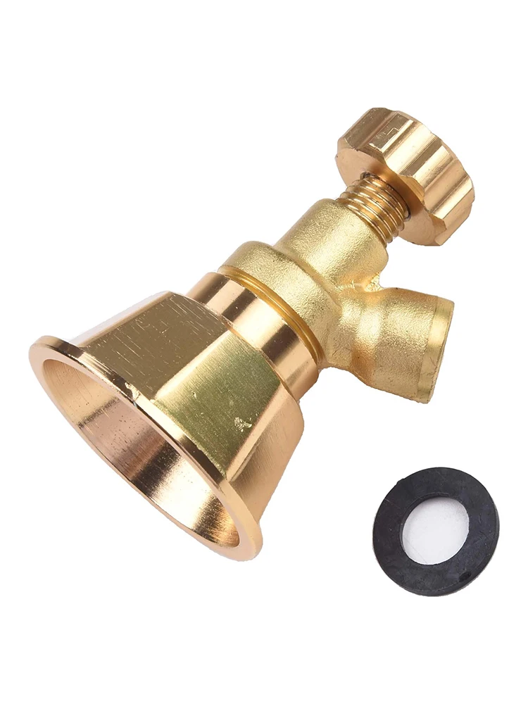 Nozzle Aluminum Gold Agricultural Cyclone Sprinkler Adjustable Nozzle Aluminum Atomization Gold Multiple Modes