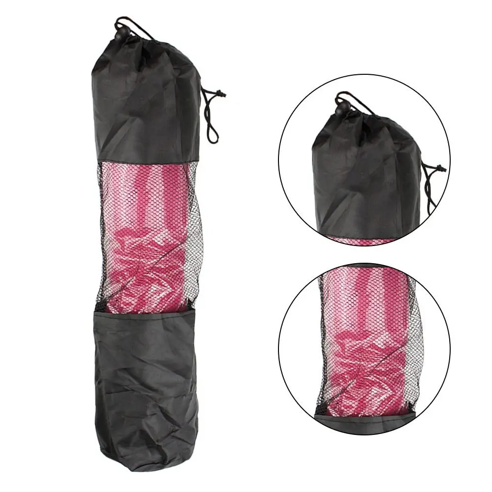 Barbell Pad Bag Shoulder Net Bag Barbell Shoulder Pad Pouch Drawstring Bag Mesh Bag Storage Bag Neck Shoulder Protective Lunges