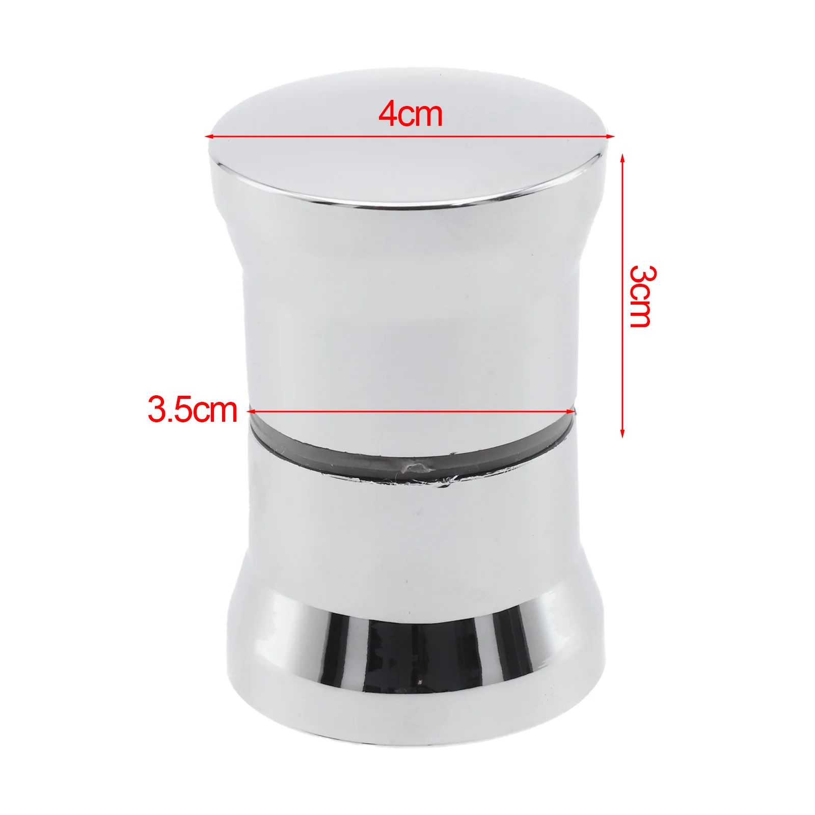 Manija de repuesto para puerta de ducha, piezas de repuesto de plástico cromado para baño, manija de puerta de vidrio plateado, manija para gabinete de vino