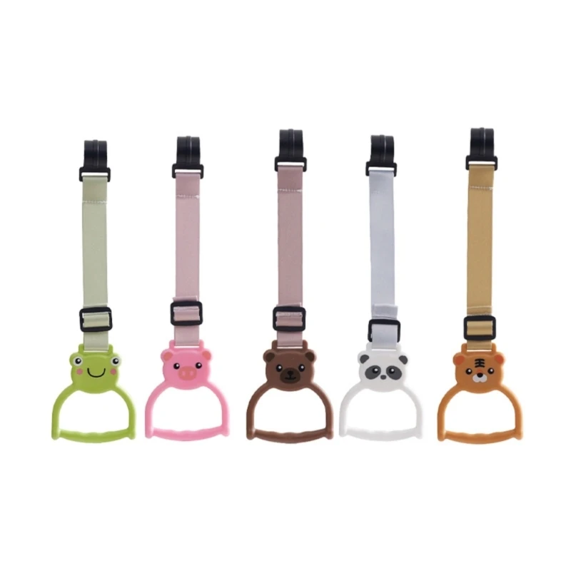 Baby Playpen Pulling Standing Up Rings Universal Infant Toddler Crib Pull Up Rings Baby Bed Walking Assistant Hanging Grips 15UB
