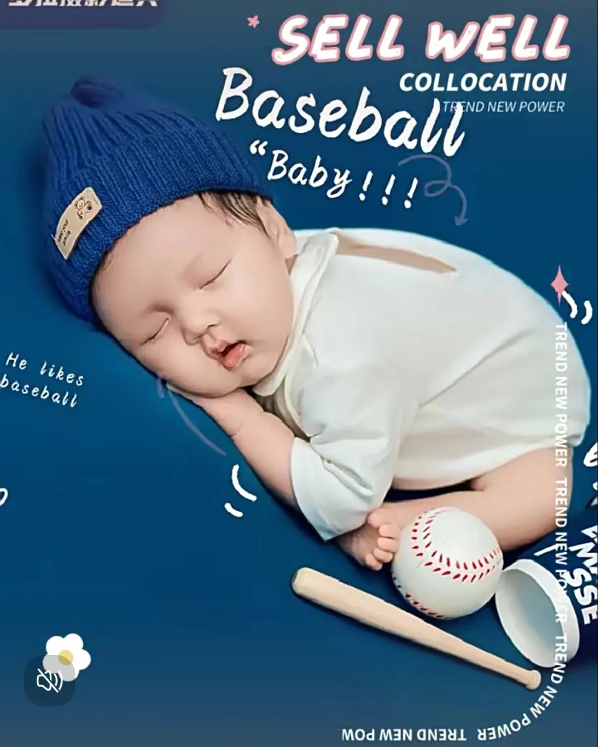 Baseball themed newborn baby full moon photo baby props baby photos clothes photography costumes 신생아  bebê