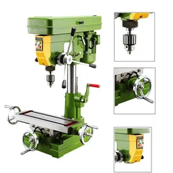 DIY Small Metal Drilling And Milling Machine Woodworking  All Copper Wire Vertical Cutting Lathe Drilling And Milling Machine