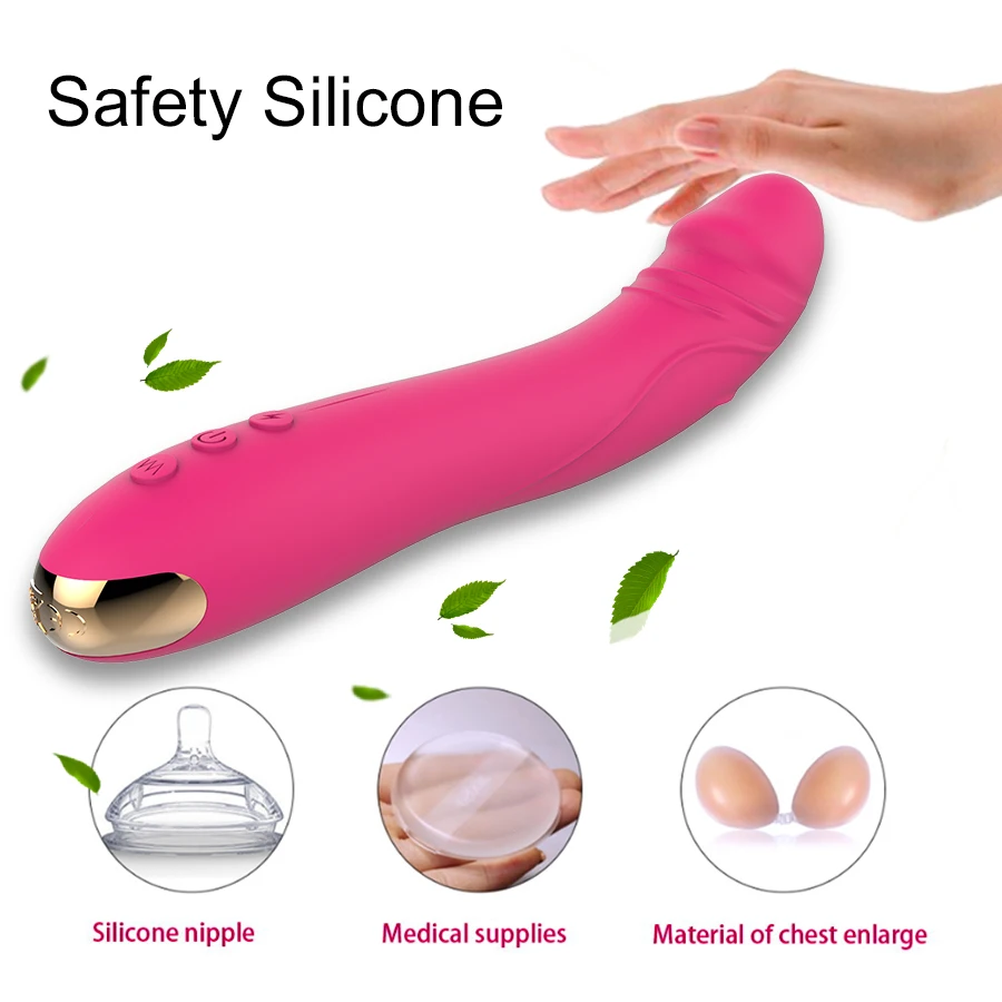 Vibrador vibrador feminino, Mamilo, Ponto G, Estimulador de buceta, Vagina, Masturbador anal, Flerte adulto, Brinquedos Sexuais Eróticos