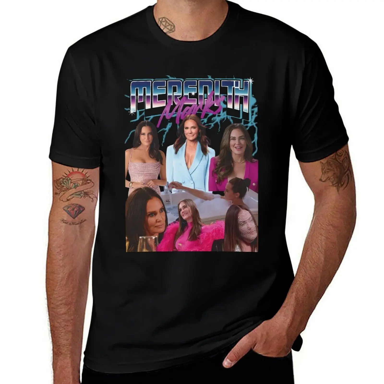 Vintage Meredith Marks RHOSLC T-Shirt Breathable Basic Cotton T-Shirt