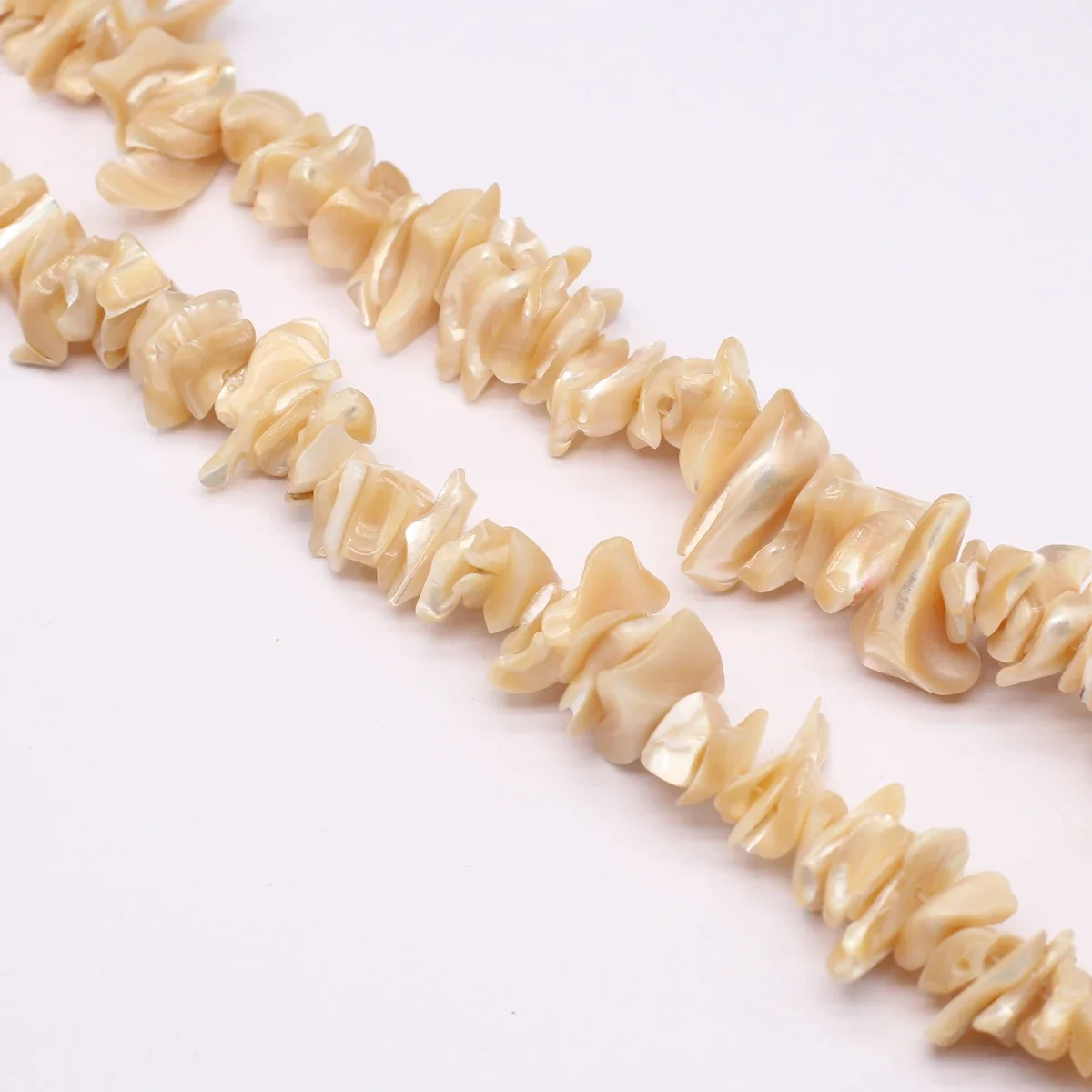 16-18mmYellow Irregular Shell Natural Freshwater Bead Exquisite Jewelry Make DIY Necklace Bracelet Earrings Accessory Women Gift