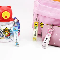 Personalizado Personalizado Nome Tags, Mochila Pingentes, Escola Nome Tags, Números de Telefone Móvel, Estudante e Criança