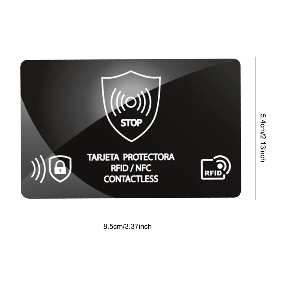 

5 шт./компл., RFID-блокирующая карта, защита кошелька, NFC, бесконтактная защита для банковского дебета, кредитной карты, ID, защита для банкомата, блокировщик карт
