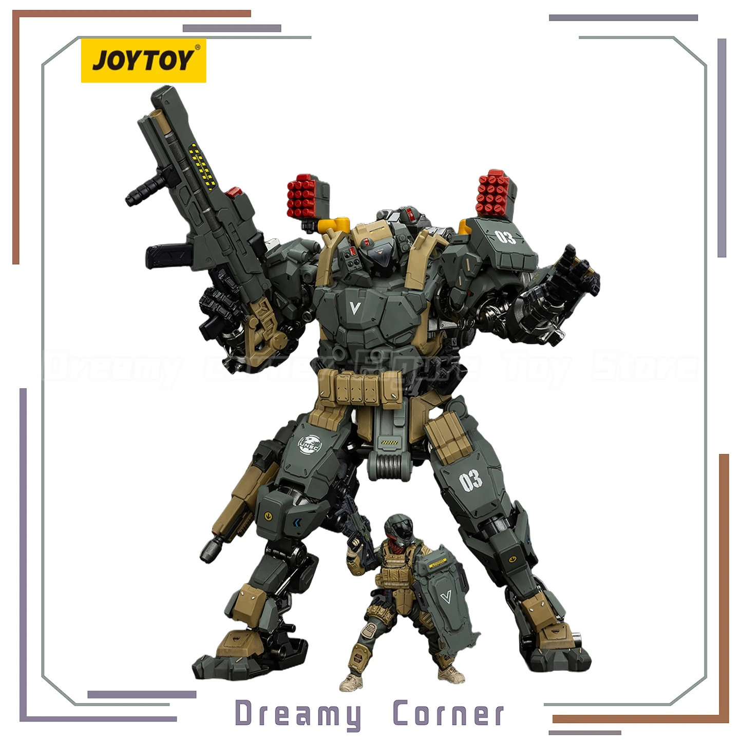 【En Stock】 JOYTOY Tyrant-03 pilote de Type tactique 1/18 modèles de figurines jouet