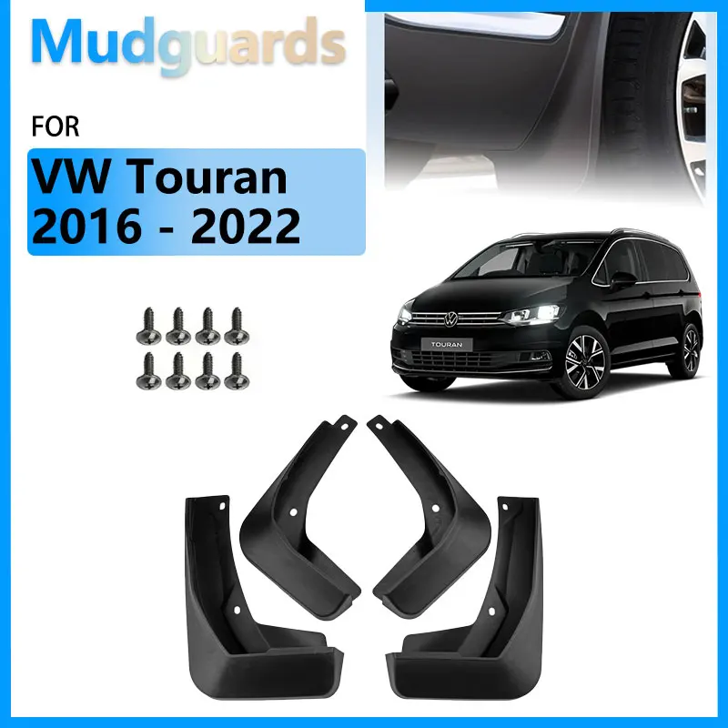 

Mudguards For Volkswagen VW Touran 2017 2016 - 2022 5T MK2 Accessories Front Rear Wheel Splash Guards Fender 2021 2020 2019 2018