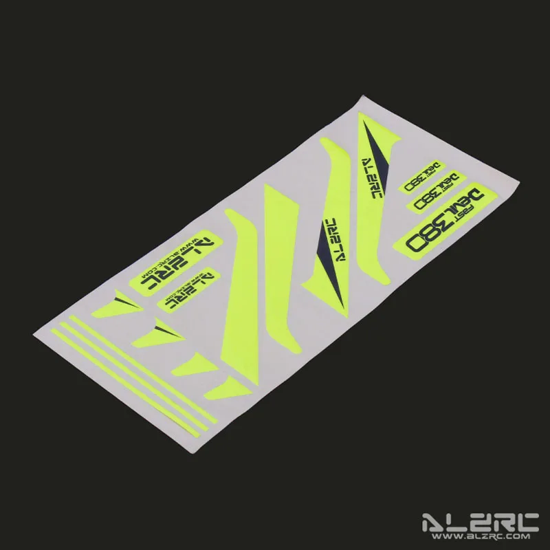 ALZRC Aircraft Model Vertical Stabilizer Sticker DIY Devil 380 FAST Helicopter TH18719-SMT6