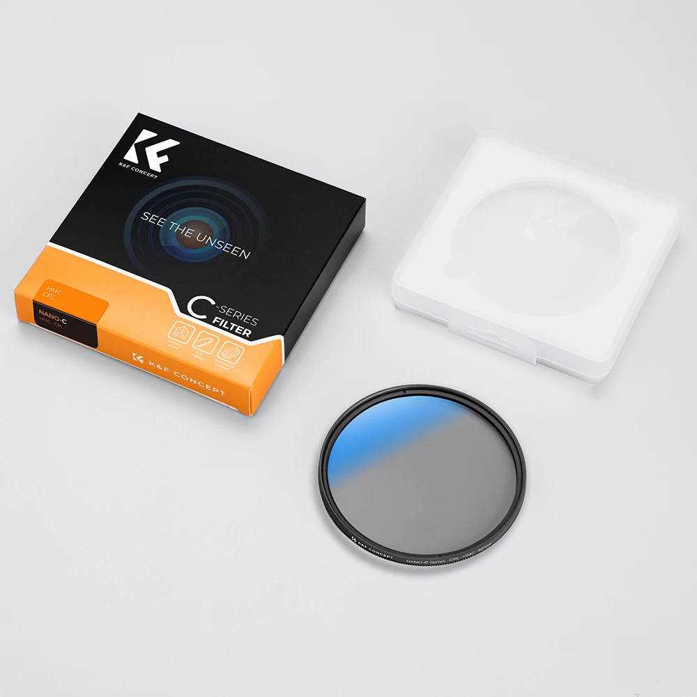 K & F Concept MC CPL filtro polarizador Circular Ultra delgado filtro de lente de cámara multicapa 37/40,5/43/49/52/55/58/62/67/72/77/82mm