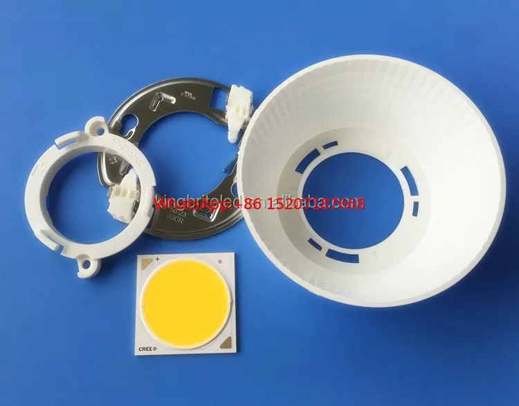 KingBrite lampu tumbuh led COB DIY 250W, dengan 5 cxb3590 cxb 3590 3500k dengan kit reflektor