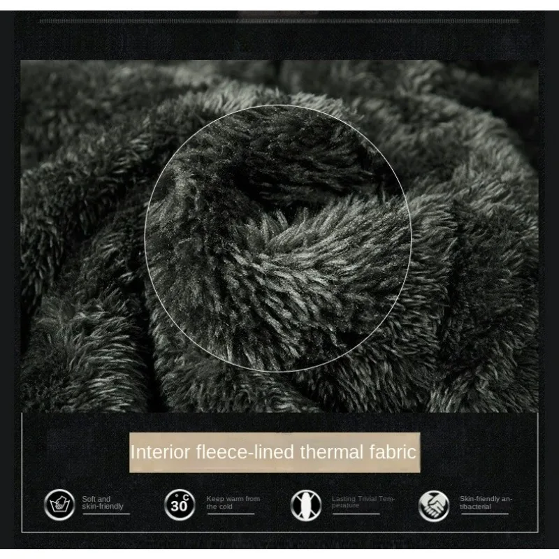 الشتاء الرجال سترة قطن عادية في الهواء الطلق تسلق الجبال التخييم يندبروف سترة دافئة منتصف العمر خمر ضوء ملابس رجالي #3