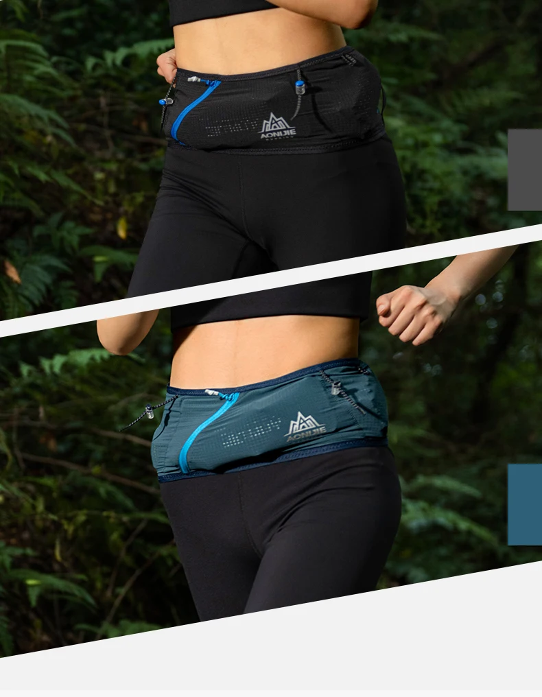 AONIJIE W8101 Hydration Running Belt Waist Pack Travel Money Bag Trail Marathon Gym Workout Fitness Mobile Phone Holder