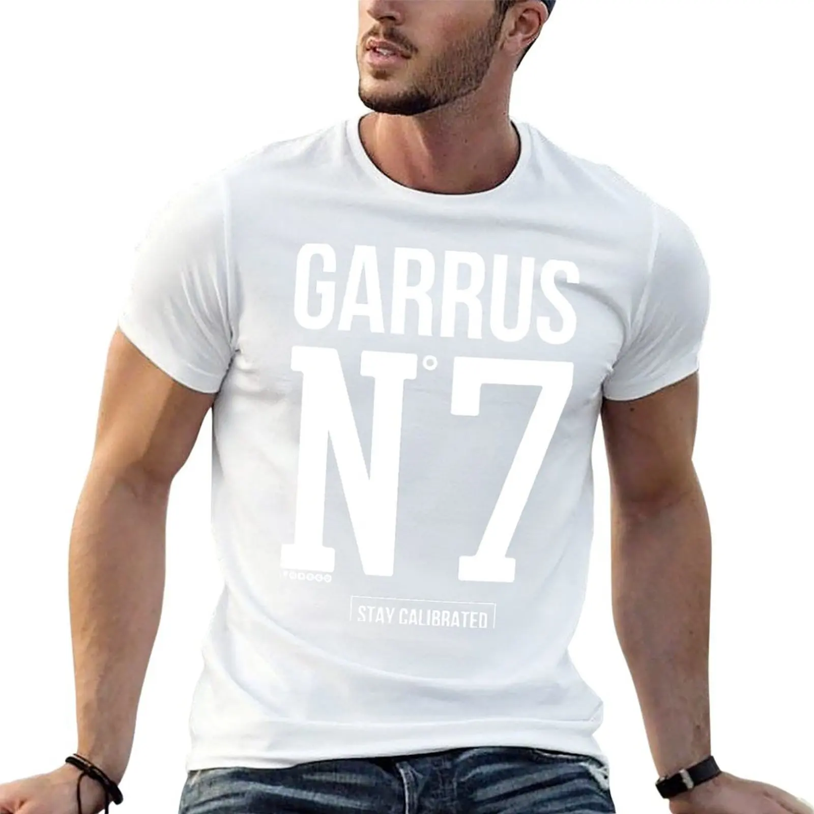 Stay Calibrated - White T-Shirt t shirts for man slim fit cotton t shirts high quality t shirts for man pack white T-shirt