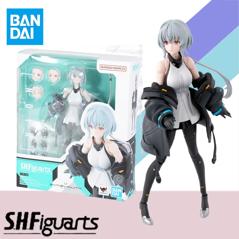 

In Stock Bandai Original S.H.Figuarts SHF SYNDUALITY Noir Anime Action Figure Finished Model Kit Toy Gift For children