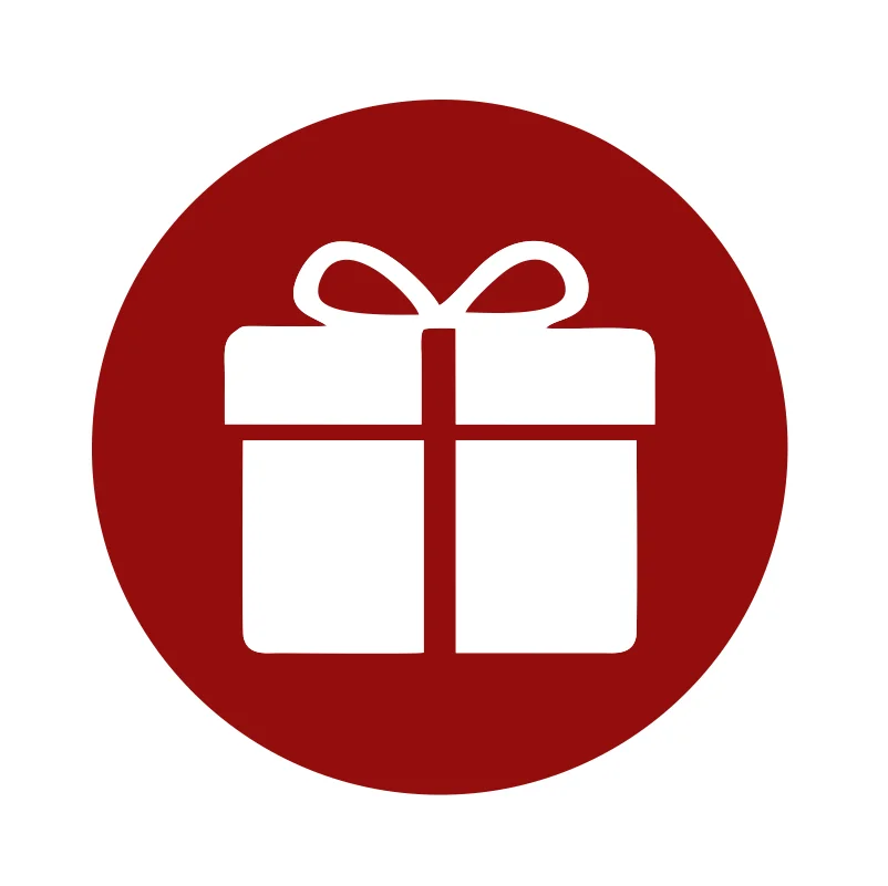 الهدايا وإعادة الشحن مجانا