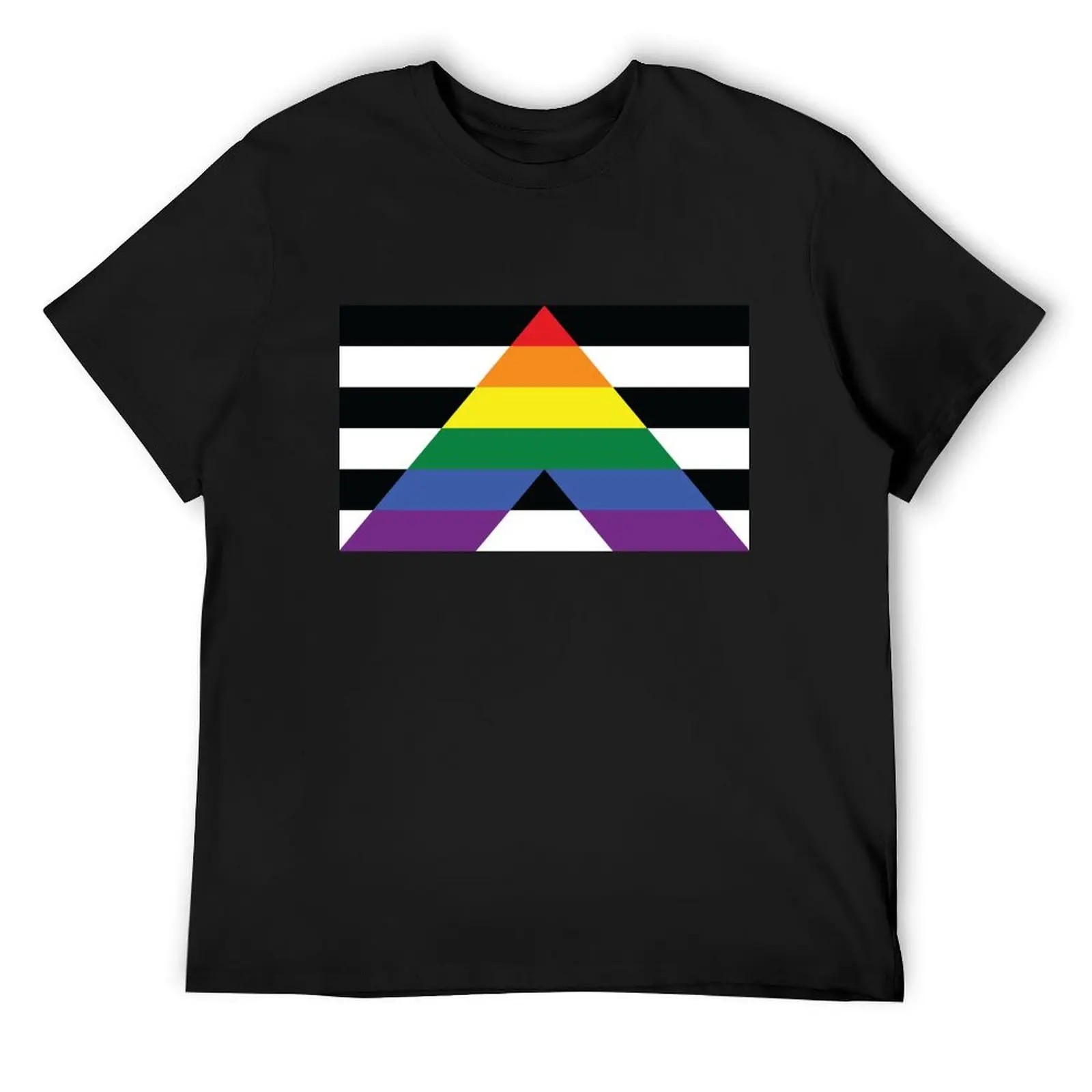 

Straight Ally Pride Flag T-Shirt graphic t shirts designer shirts rapper graphic tees mens clothing