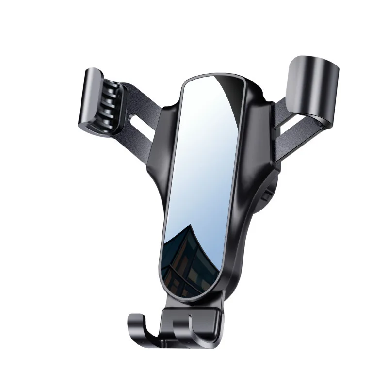 Car mounted mobile phone holder, new car creative gift, air outlet gravity bracket, car navigation support bracket