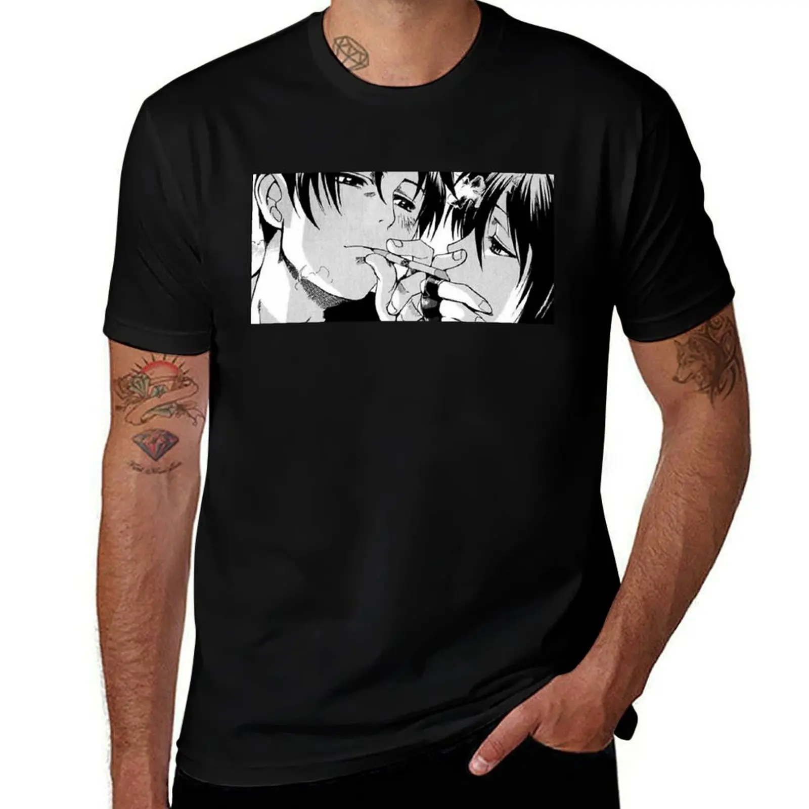 

Rock And Revy - Cigarette Kiss T-Shirt sublime Blouse valentines boutique clothes customizeds heavy weight t shirts for men