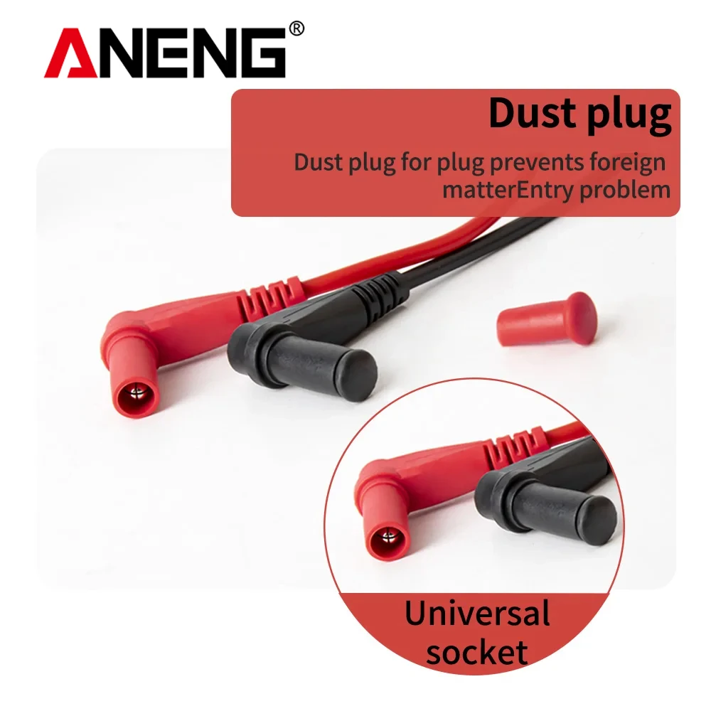 ANENG  Universal Probe Test Leads Pin 1 Pair for Digital Multimeter Needle Tip Meter 10A 1000V Tester Lead Probe Wire Pen Cable