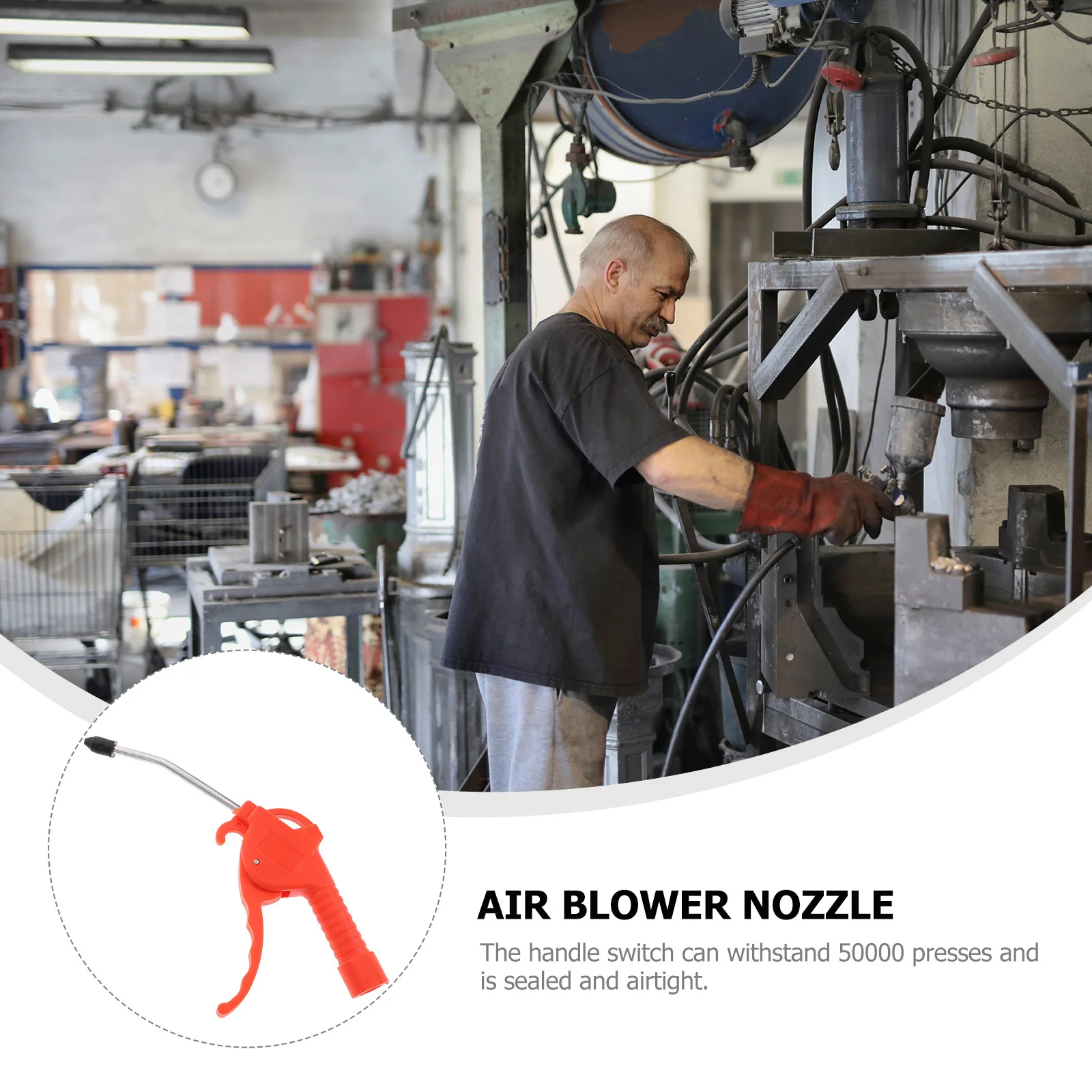 2 قطعة مرفق فوهة منفاخ الهواء للضاغط أداة إزالة الغبار الهوائية القوية مع حواف ناعمة ختم محكم لضيق #2