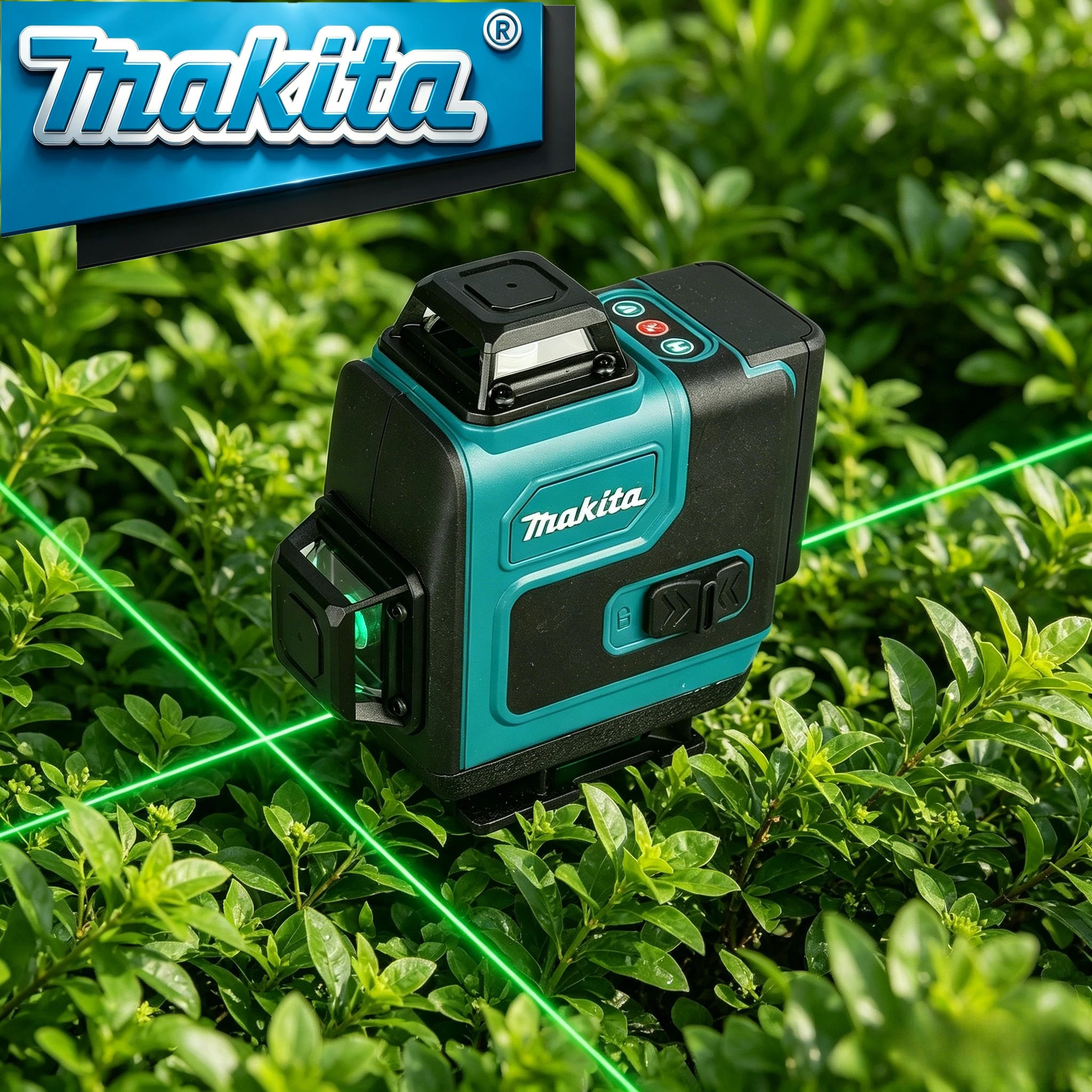 

2026 Makita 18V 6.0Ah Battery Makita 18V 16 Lines 4D Laser Level Auto Leveling Green Beam 360° All-Around Decoration Tool