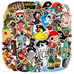 10/30/50pcs Pirate Cartoon Stickers Graffiti Luggage Motorcycle Laptop Phone Car Waterproof Decoration Cool Kids Sticker Toys