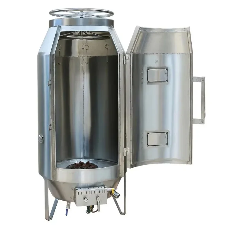 

Charcoal Two Layer Pig Roaster Duck Oven, Stainless Steel Barbecue Bbq Grills