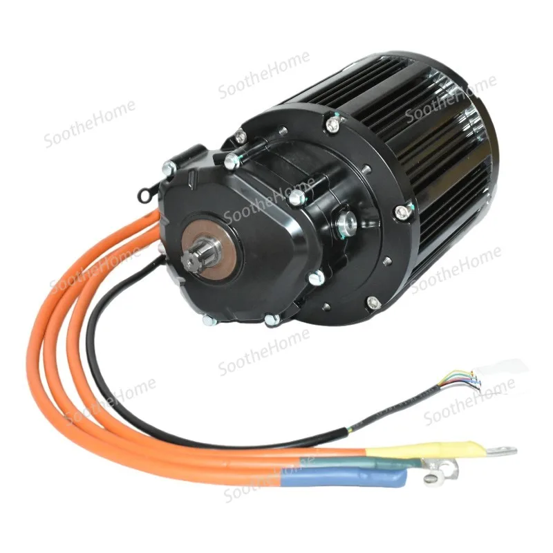 FOR QSMOTOR Mid-mounted Motor Quanshun 138 A 90H 4000W ATV Permanent Magnet Brushless Medium-drive Reduction Motor