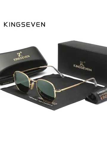 KINGSEVEN Polarized UV400 Sunglasses Polygon Eye Protect Elegance Women‘s Glasses Anti-reflection Fashion Men Outdoor Eyewear