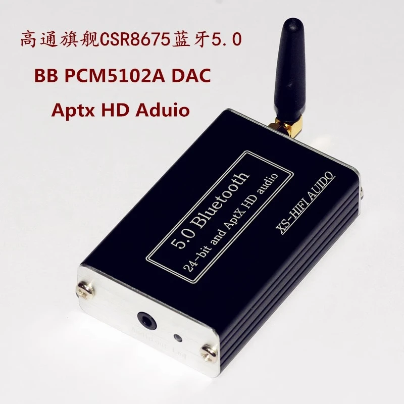 

CSR8675 Bluetooth Module 5.0 PCM5102A Audio Decoder APTX HD Wireless Audio Receiver