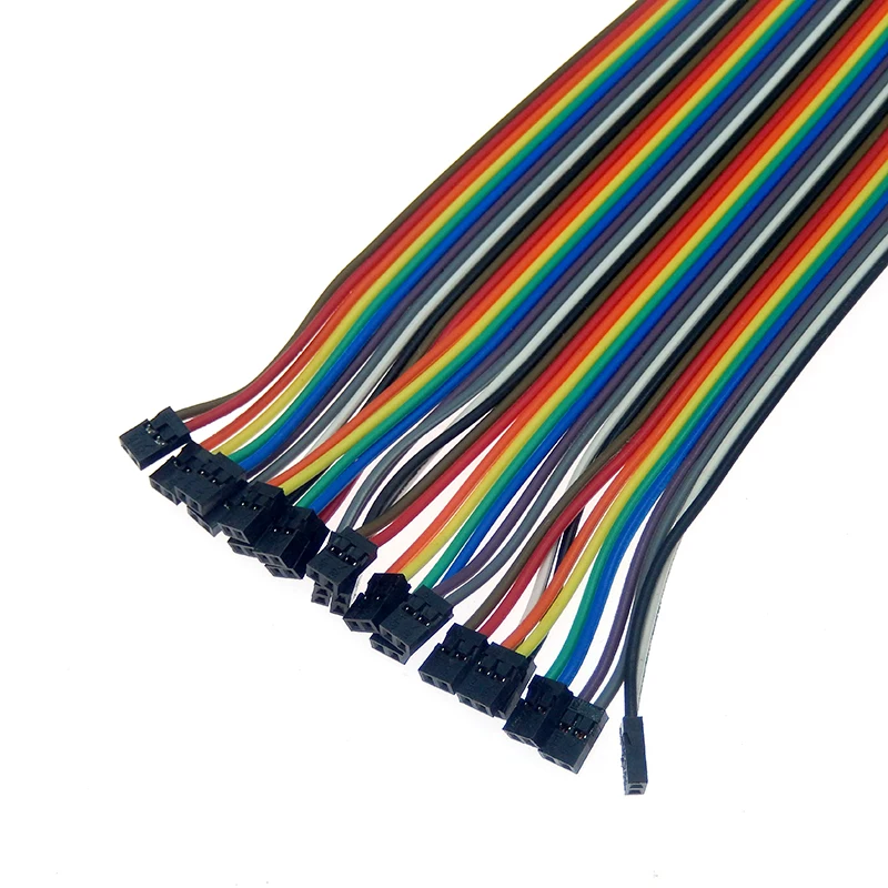 20PCS 20CM DUPONT LINE 2.0MM female to 2.54MM female PITCH 2.54 TO PITCH 2.0 2P-1P JUMPER CABLE WIRE FOR PCB connector