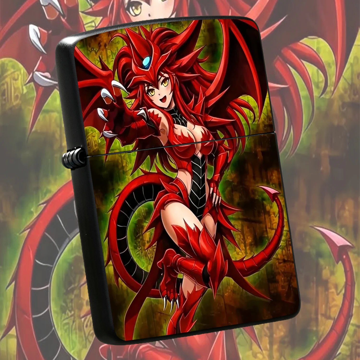 Anime Yu-Gi-Oh Themed Gijinka The Sky Dragon Creative Windproof , Trendy Collectible Peripheral Portable, Ideal Practical Festival Gift For Boyfriend And Anime Fans A Fun And Humorous Lighter