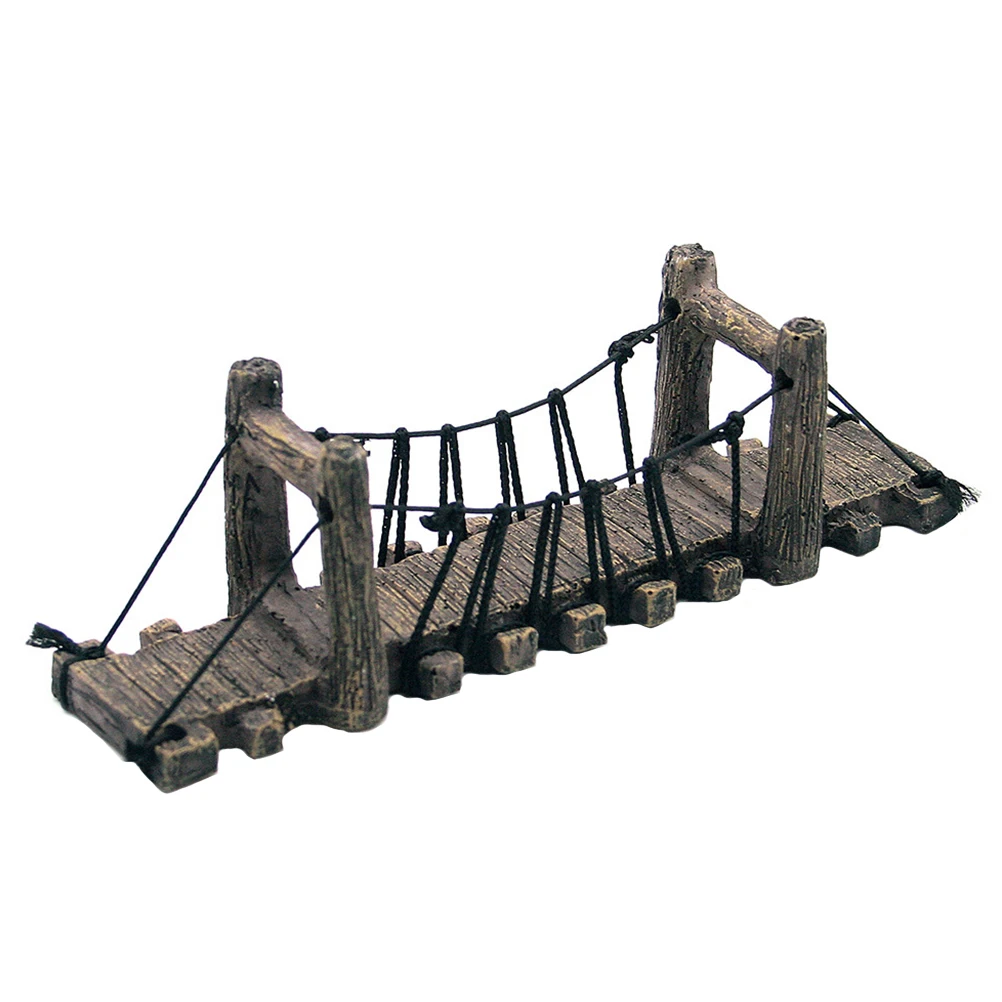 

Turtle Climbing Bridge Crafts Resin naments Fish Tank Decor Aquarium Underwater L scape Platform Non Breakable Selected Material