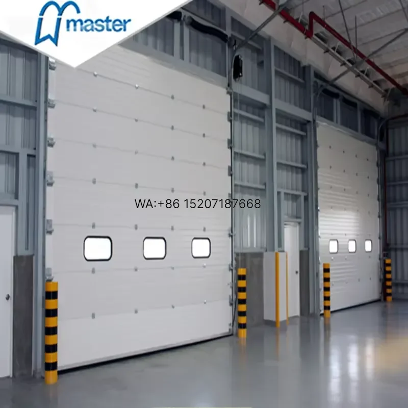 Wmwmnu Remote Control Fast Roll Up Overhead Sectional Industrial Door for Warehouse and Workshop